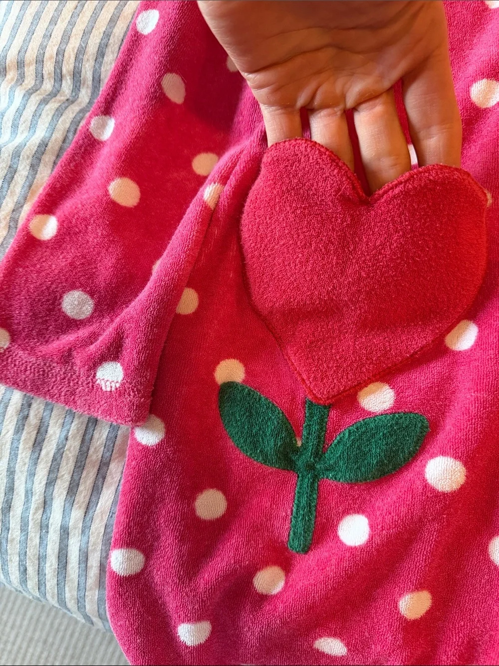 Mini boden toweling coverup 8-9 years